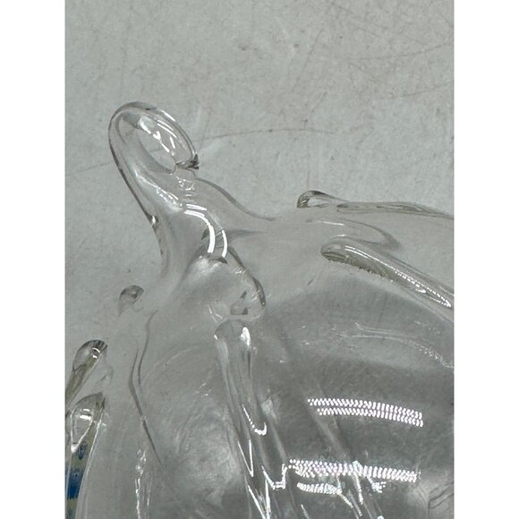 Hand-Blown clear Glass ball Ornament Made In Italy Parisevetro 2.5" READ - Picture 7 of 7